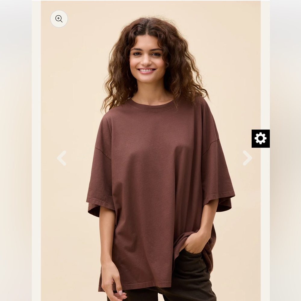 Daydreamer OS tees in Vintage Brown & Blue Quartz